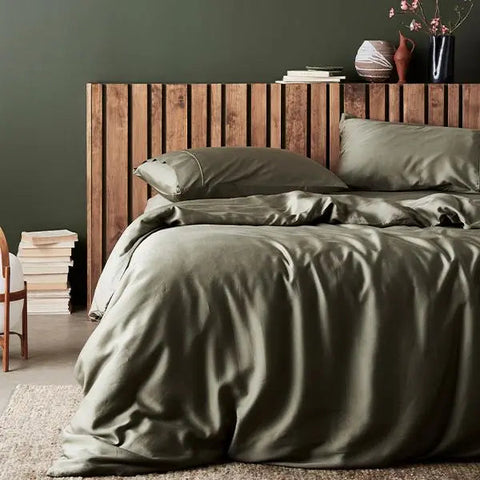 Minimalist Organic Solid Duvet Cover