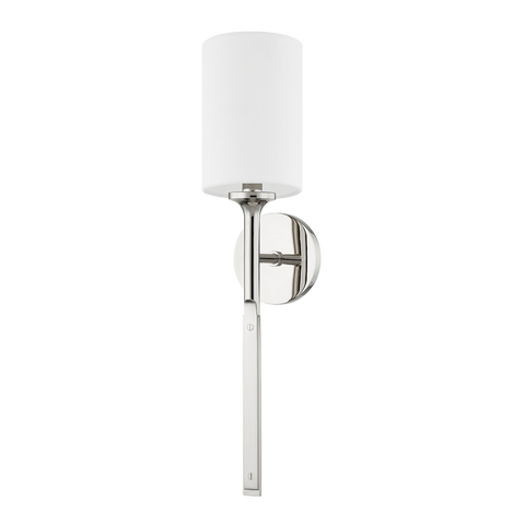 Brewster Modern Column Sconce with Nailhead Wall Light