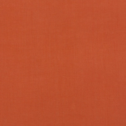 Minimalist Solid Linen Fabric in Orange - 40-72