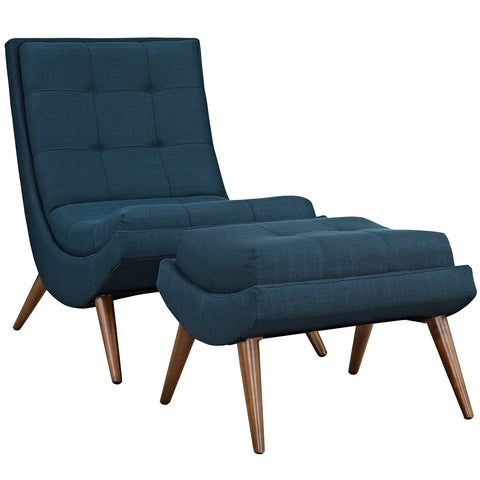 Timeless Minimalist Mid Century Chaise Lounge Chair