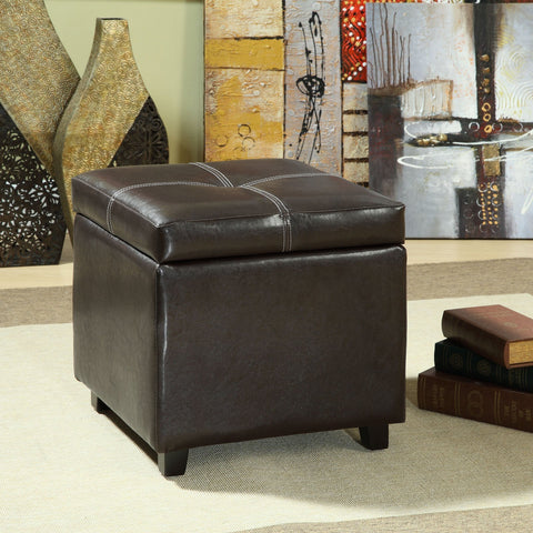 Space Saving Modern Upholstered Storage Ottoman