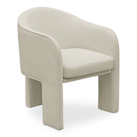 Clara Barrel Armchair with Curved Fixed Arms