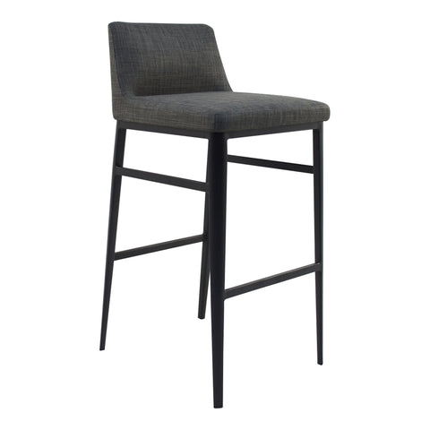 Baron Timeless Minimalist Contemporary Upholstered Bar Stool
