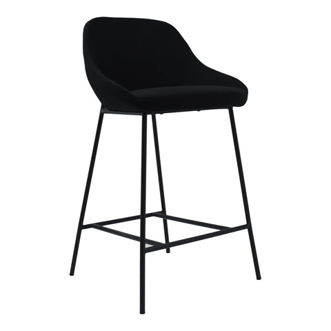 Shelby Timeless Minimalist Ergonomic Upholstered Counter Stool