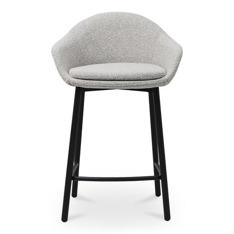 Emily Timeless Minimalist Modern Barrel Back Counter Stool