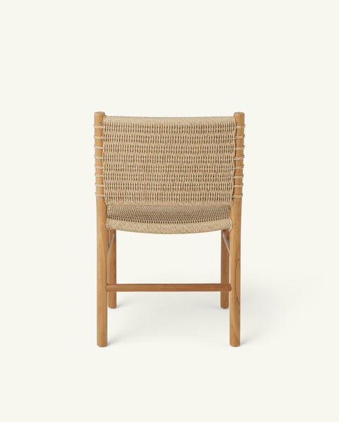 Ema Scandinavian Dining Side Chair with Slat Back
