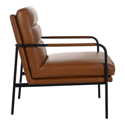 Verlaine Timeless Minimalist Club Armchair with Fixed Arms