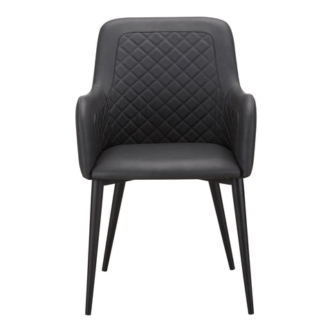 Cantata Timeless Minimalist High Back Quilted Dining Armchair