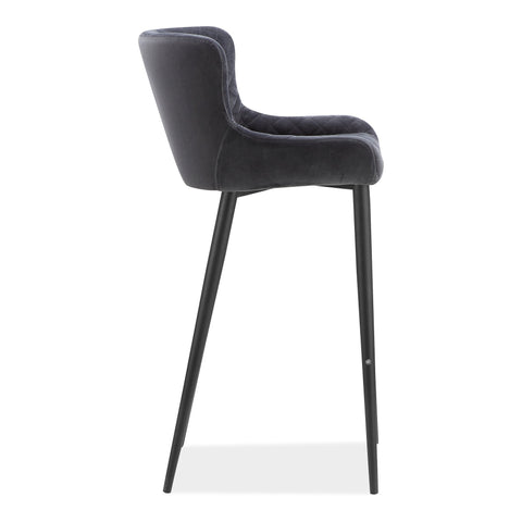 Etta Timeless Minimalist Barrel Back Upholstered Counter Stool