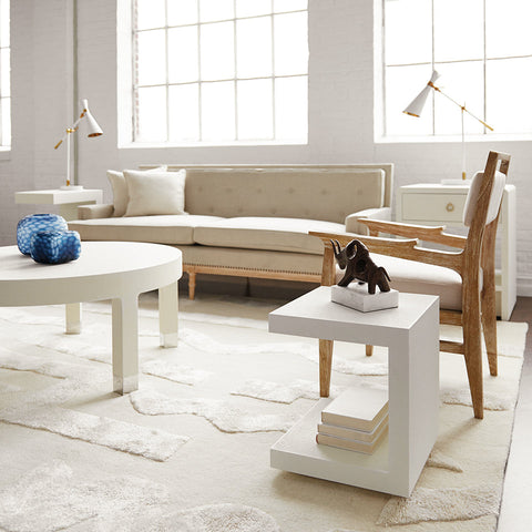 Timeless Minimalist Contemporary L-Shape C Table