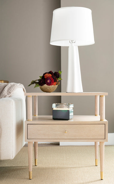 Estrella Modern Handcrafted Column Table Lamp