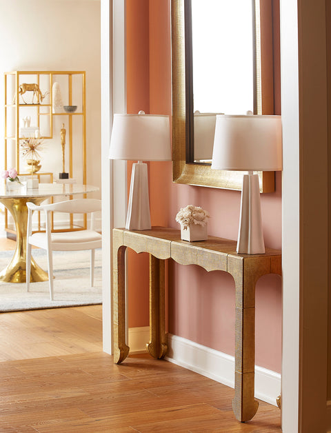 Estrella Modern Handcrafted Column Table Lamp