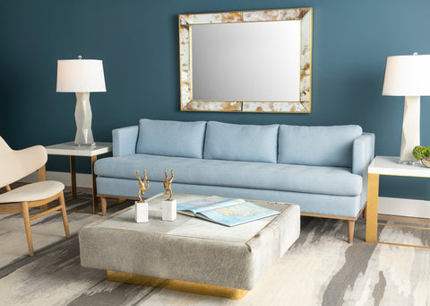 Quiet Luxury Handcrafted Mosaic Accent Mirror for Living Room