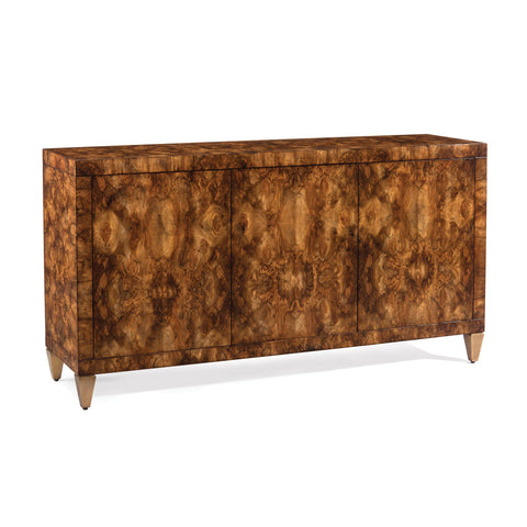 Modern Walnut Sideboard Cabinet