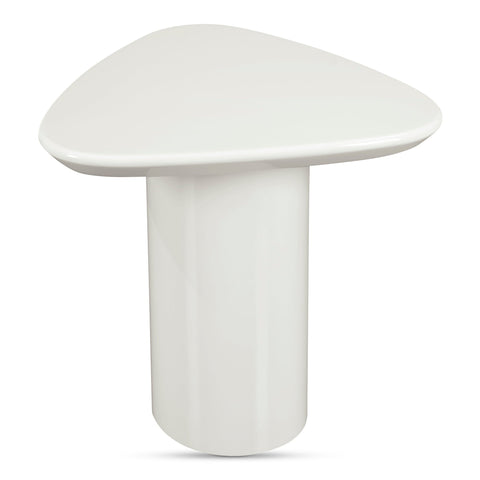 Timeless Minimalist Eden Curved Drum Center Accent Table