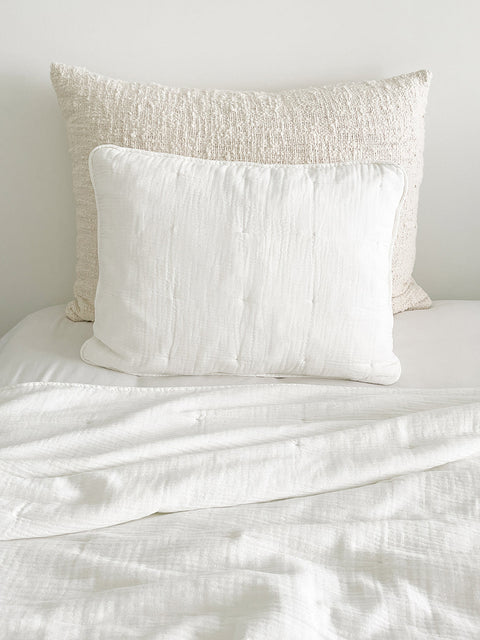 Anaya Minimalist Monochromatic Soft Accent Throw Pillow Set - 20 x 26