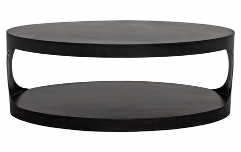 Eclipse Expressive Renter Oval Drum Coffee Table