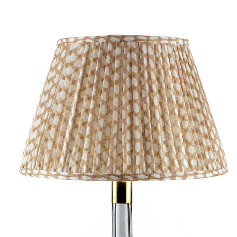 Fermoie Lampshade in Nut Brown Wicker