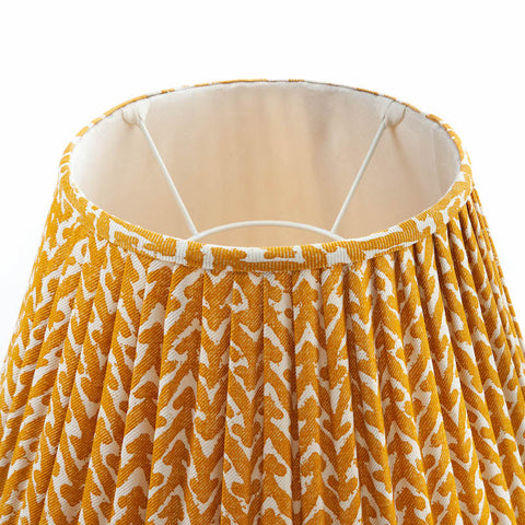 Fermoie Lampshade in Yellow Rabanna