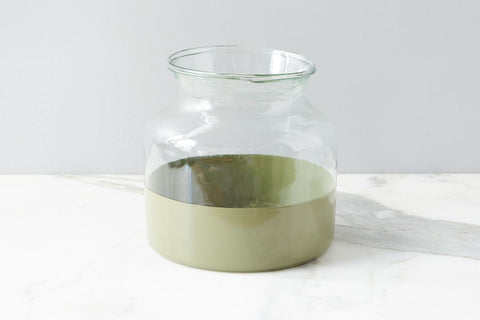 Decorating Essentials Contemporary Glossy Cylinder Flower Vase