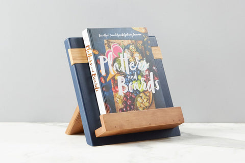 Cookbook Holder with Food Safe Wax for Keeping Cookbooks