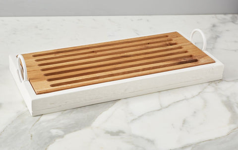 etúHOME Everyday Modern Rustic Oak Serving Board