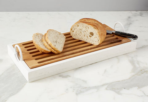 etúHOME Everyday Modern Rustic Oak Serving Board