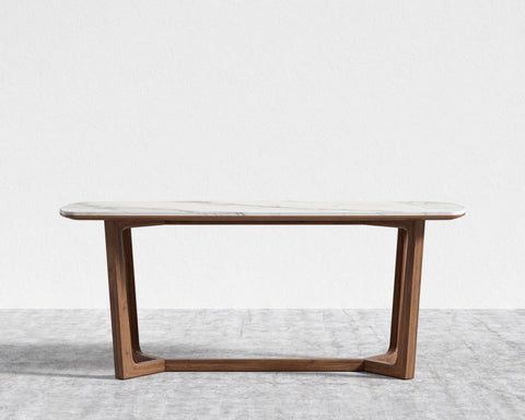 Rove Concepts Evelyn Timeless Minimalist Modern Oval Dining Table