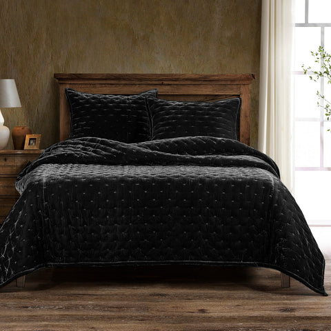 Modern Solid Stitched Quilt