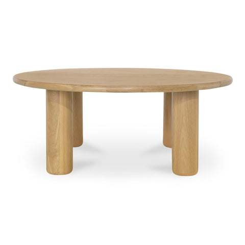 Milo Nature-Driven Modernist Minimalist Round Coffee Table