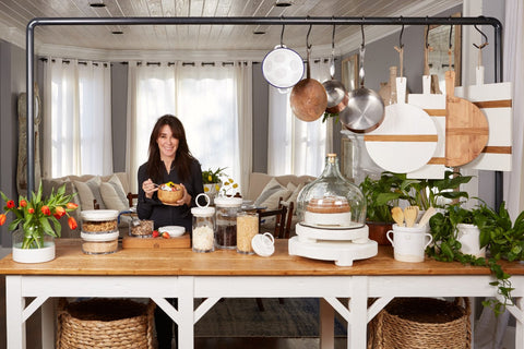 etúHOME Provence Farmhouse Rectangle Kitchen Island