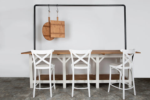 etúHOME Provence Farmhouse Rectangle Kitchen Island