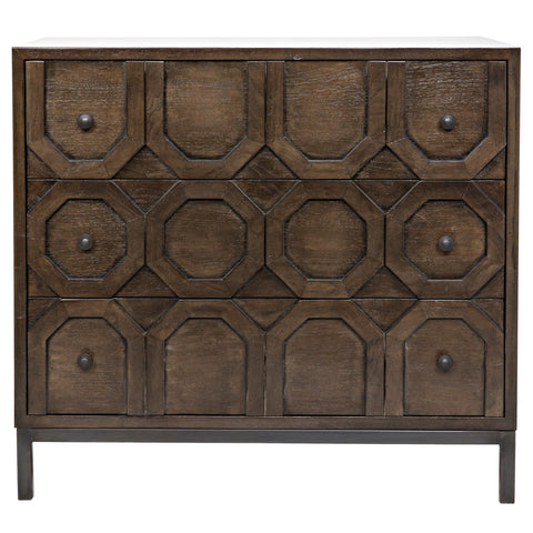 Hadley Modern Drawer Dresser with Knob Handles