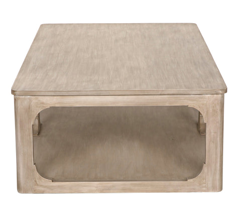 Gimso Timeless Minimalist Rectangle Wood Coffee Table