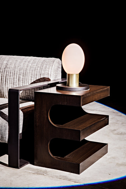 CFC Space Saving S Curve Accent Table