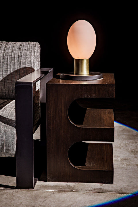 CFC Space Saving S Curve Accent Table