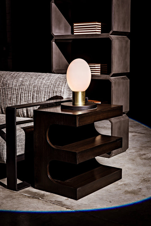 CFC Space Saving S Curve Accent Table