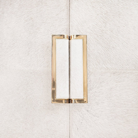 Florian Art Deco Bar Cabinet with Polished Pull