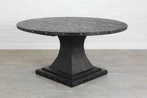 Artful Traditionalist Tulip Drum Dining Table for Contemporary Spaces