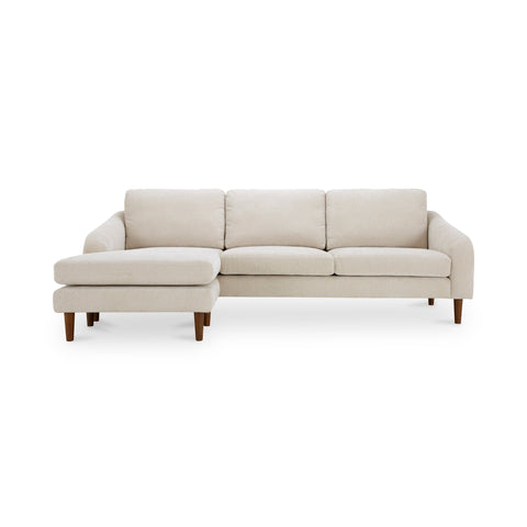 Quinn Chaise Sectional Timeless Minimalist Modern Sofa