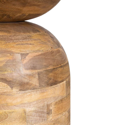 LH Imports Form Tulip Dining Table in Modern Drum Style