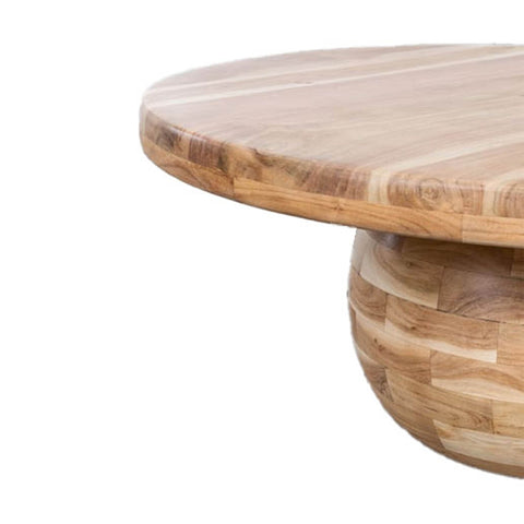 LH Imports Sphere Form Timeless Minimalist Modern Coffee Table