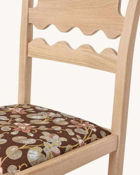 Freda Artful Traditionalist Mid Century Dining Side Chair