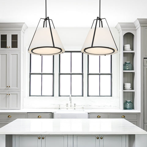 Fulton Ambient Contemporary Conical Pendant Light