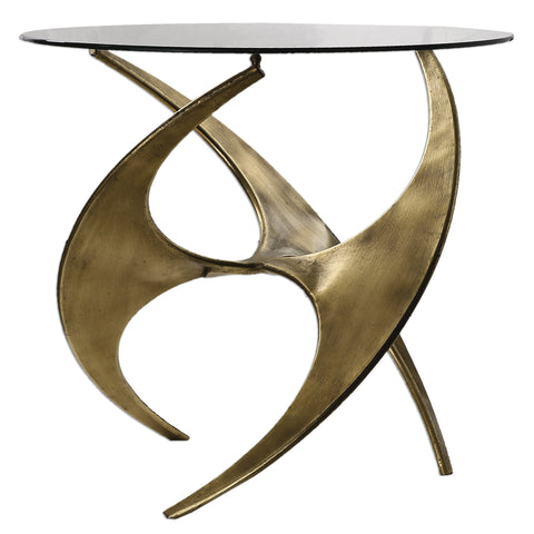 Artful Traditionalist Art Deco Freeform Center Table