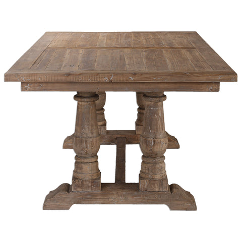 Stratford Artful Traditionalist Farmhouse Rectangle Dining Table