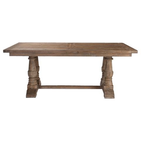Stratford Artful Traditionalist Farmhouse Rectangle Dining Table