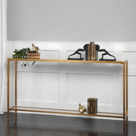 Uttermost Timeless Minimalist Antique Frame Console for Entryway - 60 W