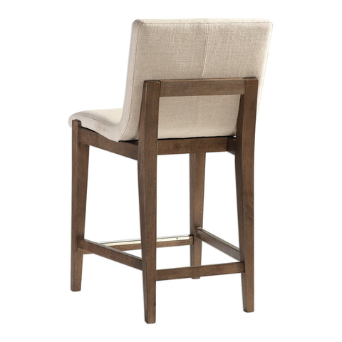 Parsons Timeless Minimalist Padded Birch Counter Stool