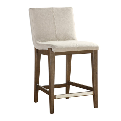 Parsons Timeless Minimalist Padded Birch Counter Stool